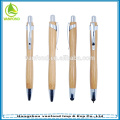 High quality promotional Eco friendly bamboo ball pen and stylus pen set